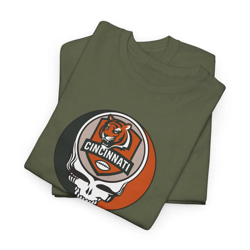 Grateful Dead - Cincinnati Bengals Stealie Unisex T-Shirt - NFL - StealieShop